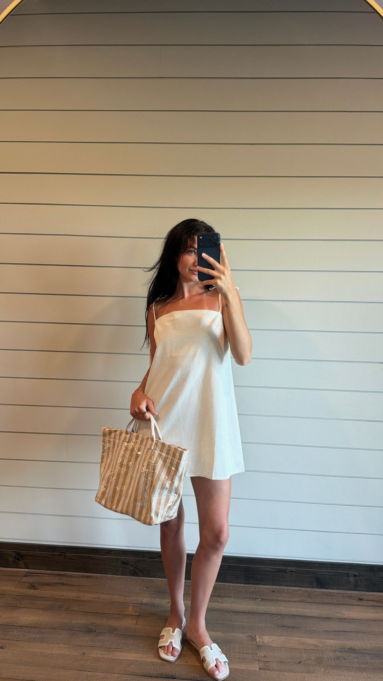 Seaside Linen Dress