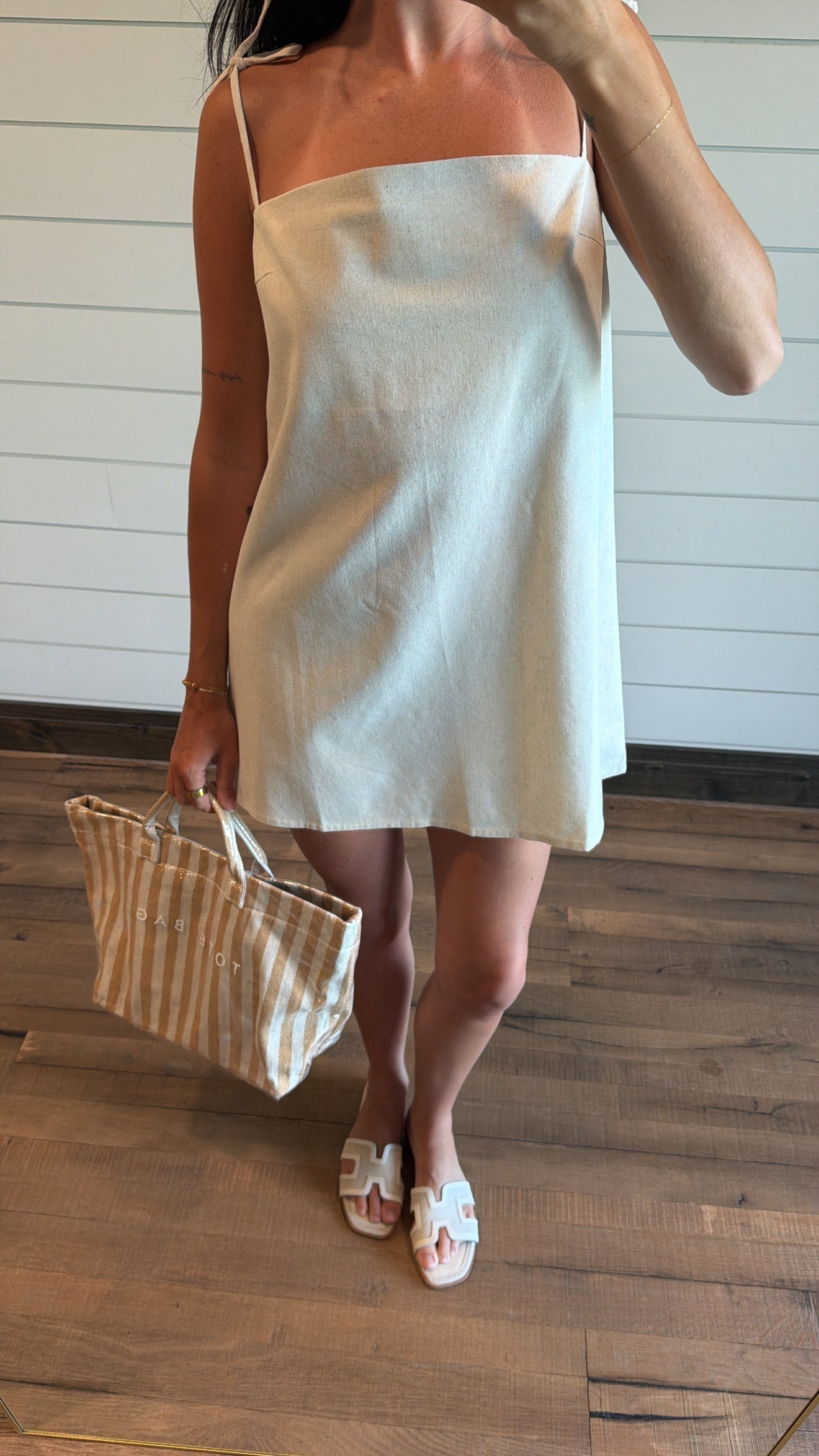 Seaside Linen Dress