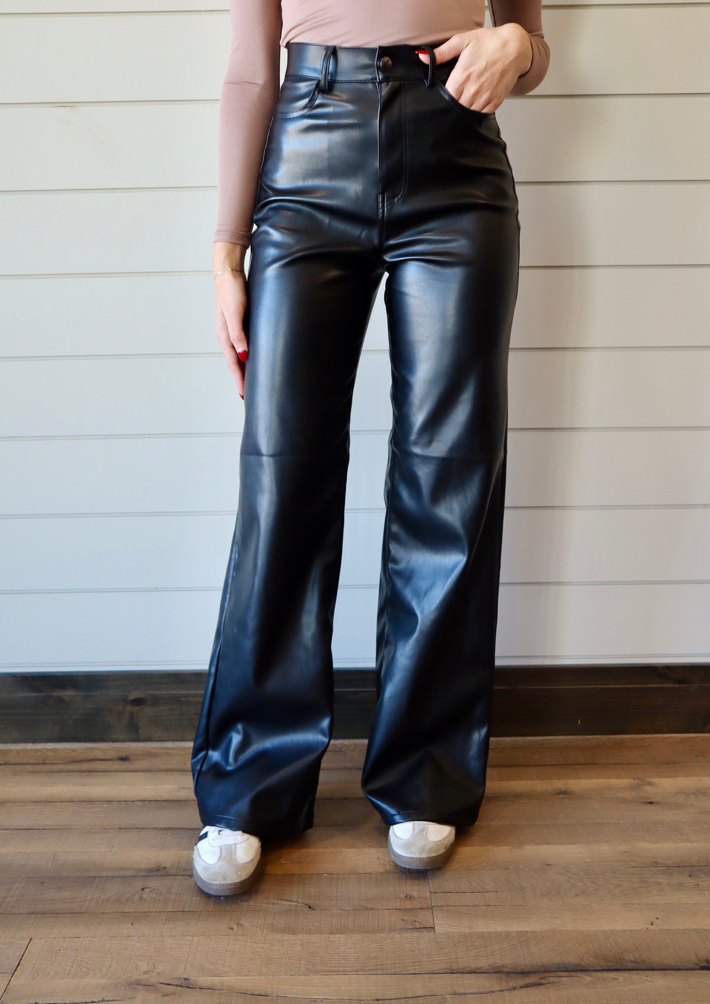 Midnight Leather Pant