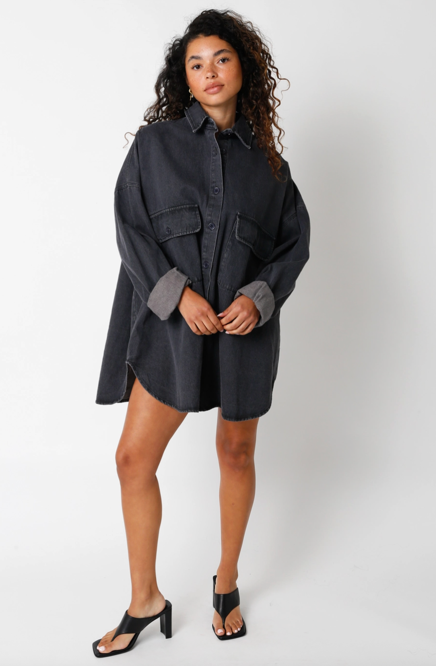 Midnight Button Down